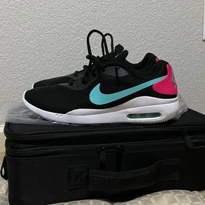 Nike running shoes black and white color size 11